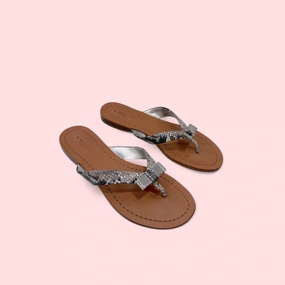 Coach these sandals
